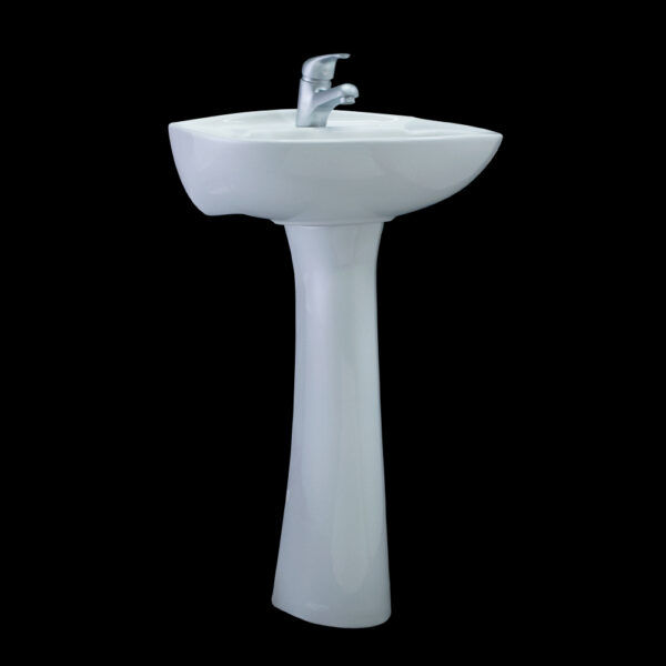 Lavatorio con pedestal